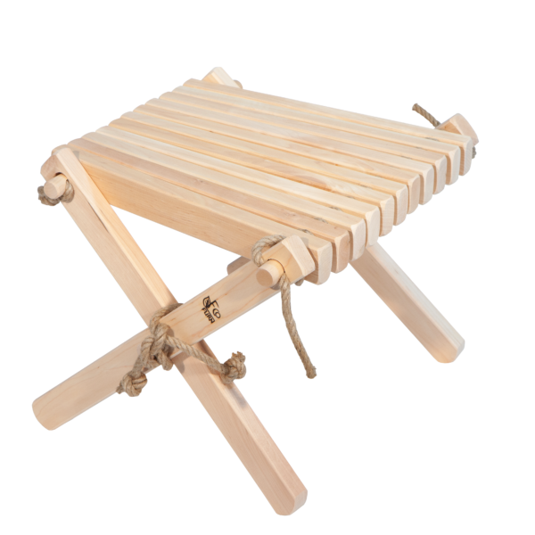 table basse - repose pied eaulne naturel