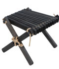 table basse de jardin - repose pied aulne noir